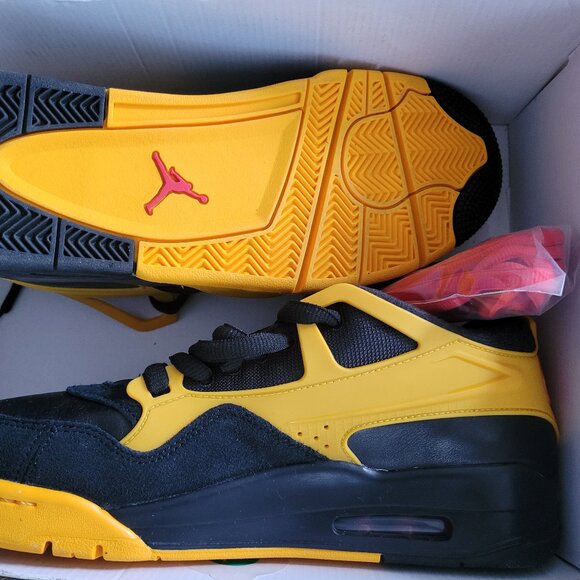 Jordan 4 RM Black/Yellow | Men’s 10.5 | New - Picture 4 of 14